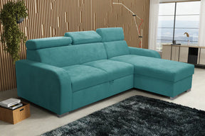 UNIVERSAL CORNER SOFA BED ASTEE 235CM ASTI10 EASY CLEAN FABRIC ADJUSTABLE HEADREST / SPRINGS + FOAMTHIS MODEL IS UNIVERSAL WHICH MEANS YOU CAN CHOOSE CORNER SIDE DURING ASSEMBLYADJUSTABLE HEADREST1X STORAGE SPACE MADE IN ASTI FABRIC CLICK HERE THIS MODEL