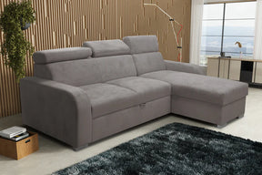 UNIVERSAL CORNER SOFA BED ASTEE 235CM ASTI23 EASY CLEAN FABRIC ADJUSTABLE HEADREST / SPRINGS + FOAMTHIS MODEL IS UNIVERSAL WHICH MEANS YOU CAN CHOOSE CORNER SIDE DURING ASSEMBLYADJUSTABLE HEADREST1X STORAGE SPACE MADE IN ASTI FABRIC CLICK HERE THIS MODEL