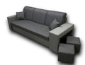 SOFA BED BALI 236CM / BONELL SPRINGS + FOAMFEATURES:BONELL SPRINGS + T28 FOAM 3 X LARGE BACKREST PILLOWS 2X SMALLER CUSHIONS 1X STORAGE SPACE 2X STOOLBed-folding function DL SYSTEM (The unfolding process involves gently lifting the seat up, extending it a