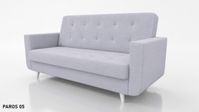 SOFA BED NEO 218cm  / SPRINGS + FOAM CHOICE OF COLOR EASY CLEAN FABRIC - Anna Furniture