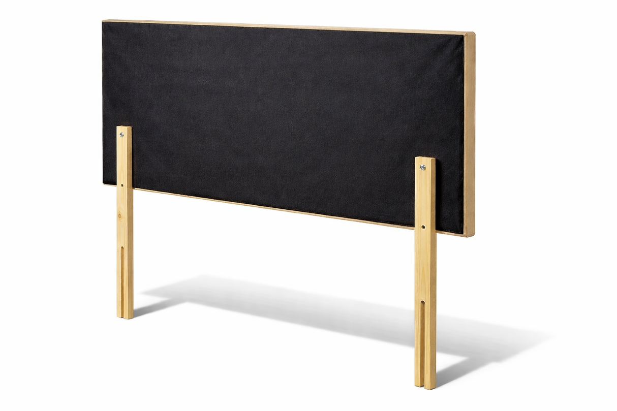 24" Upholstered Headboard – PLUSH Velvet Fabric