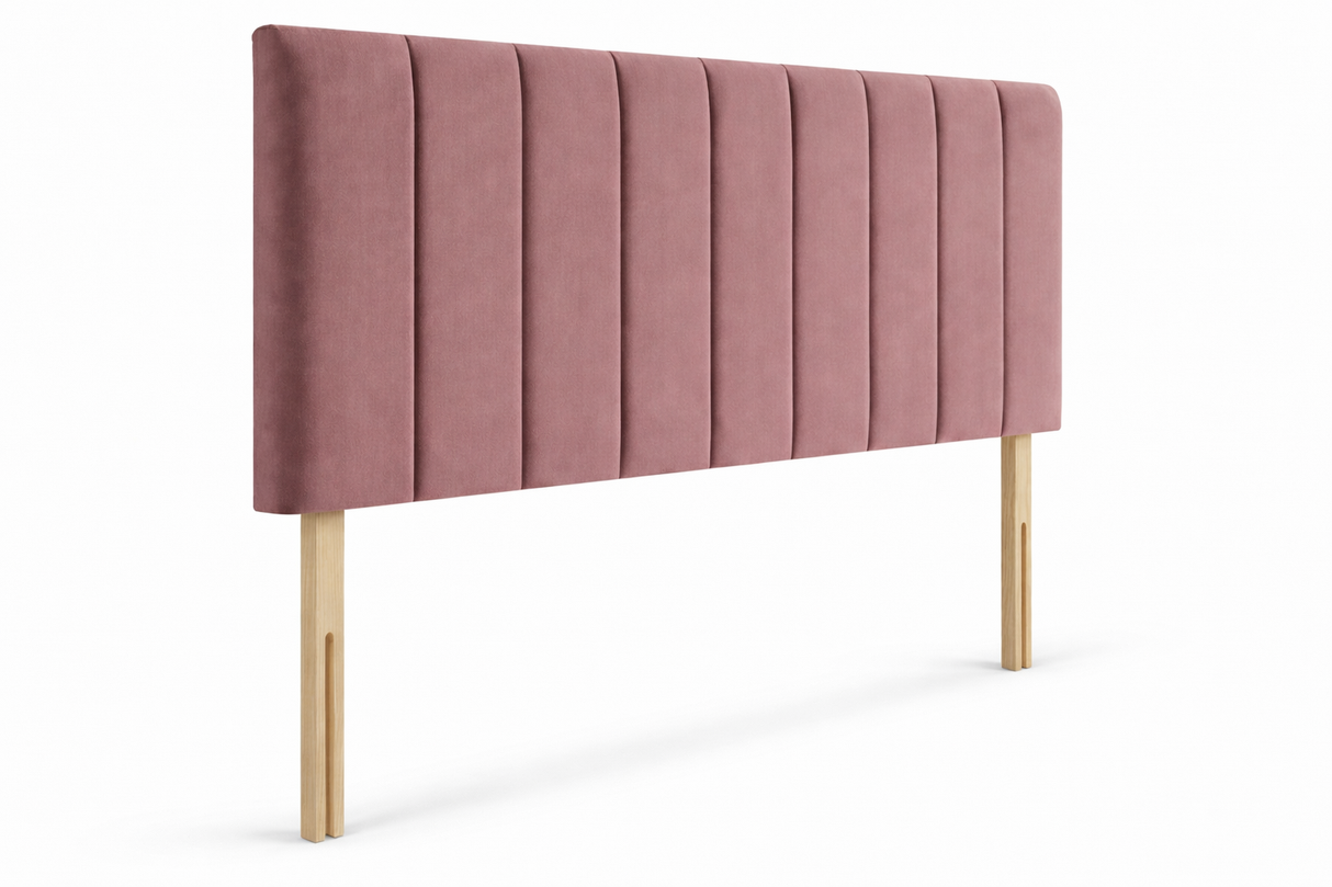 24" Upholstered Headboard – PLUSH Velvet Fabric
