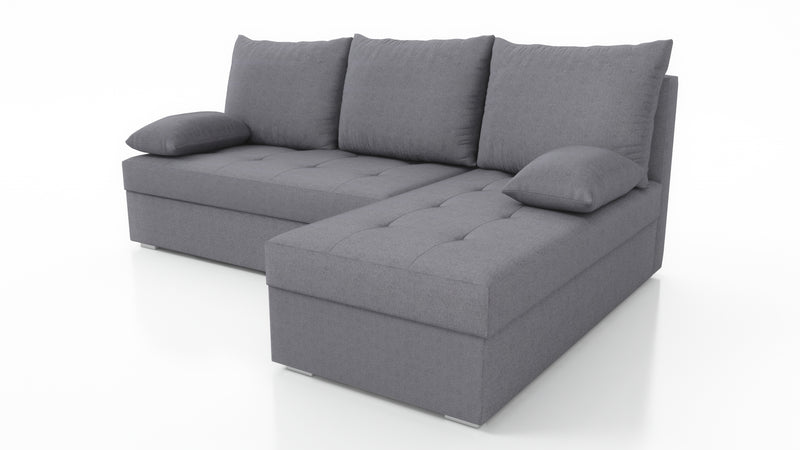 CORNER SOFA BED LOTUS S 200CM 2X STORAGE SPACE