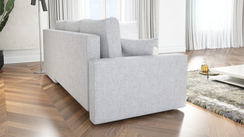 NAROŻNA SOFA ROZKŁADANA FINO 228CM/ SPRINGI + PIANKA