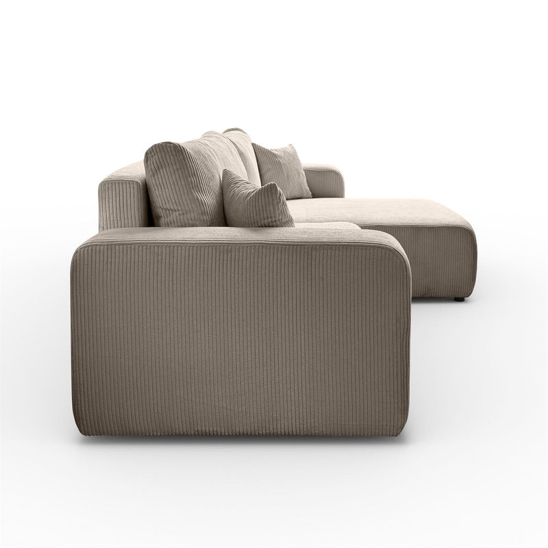 CORNER SOFA BED GOYA XL 277CM SPRINGS + FOAM