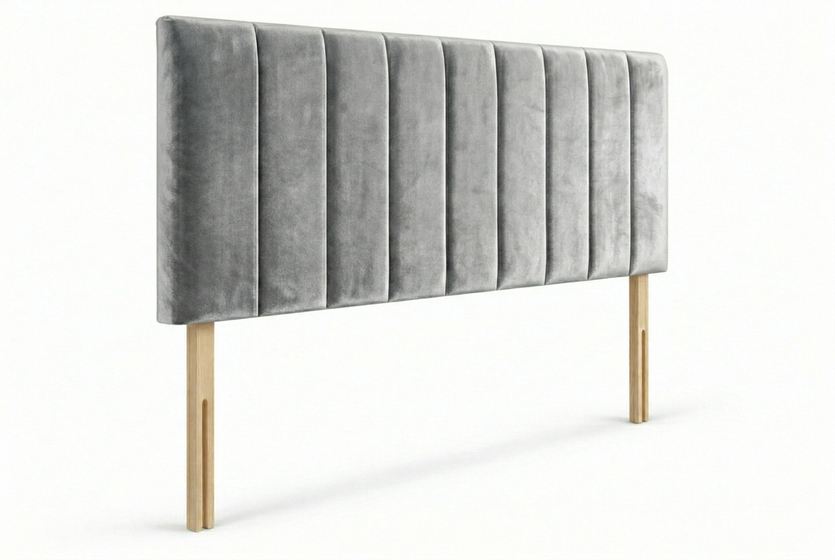 24" Upholstered Headboard – PLUSH Velvet Fabric