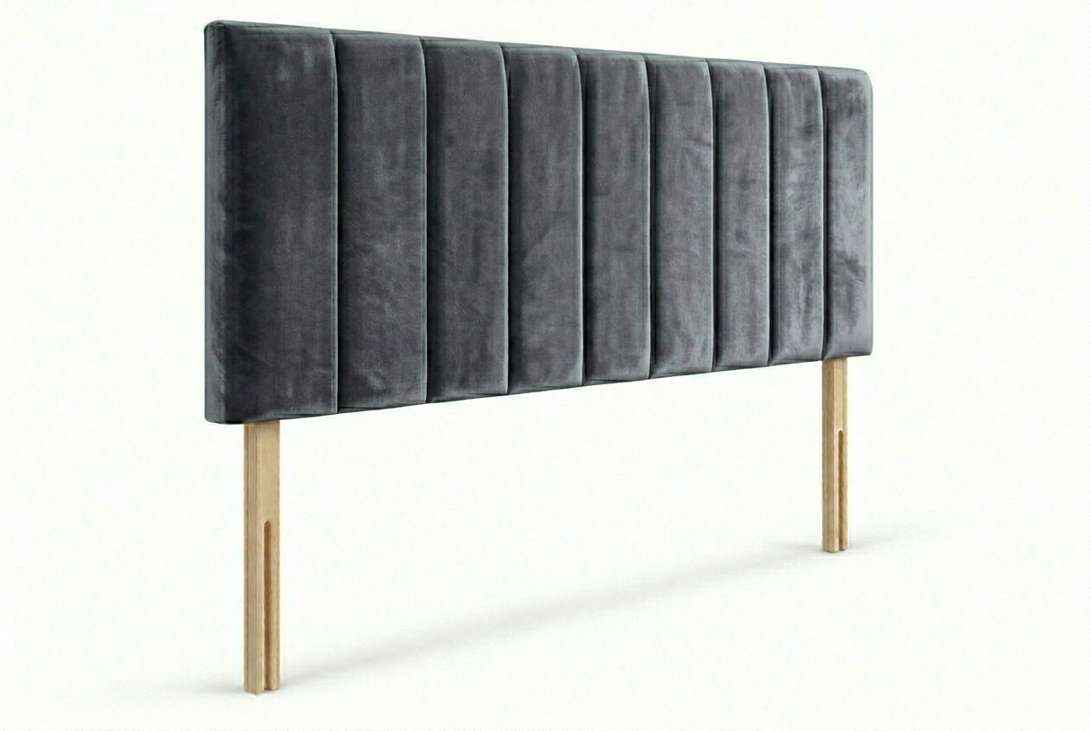 24" Upholstered Headboard – PLUSH Velvet Fabric