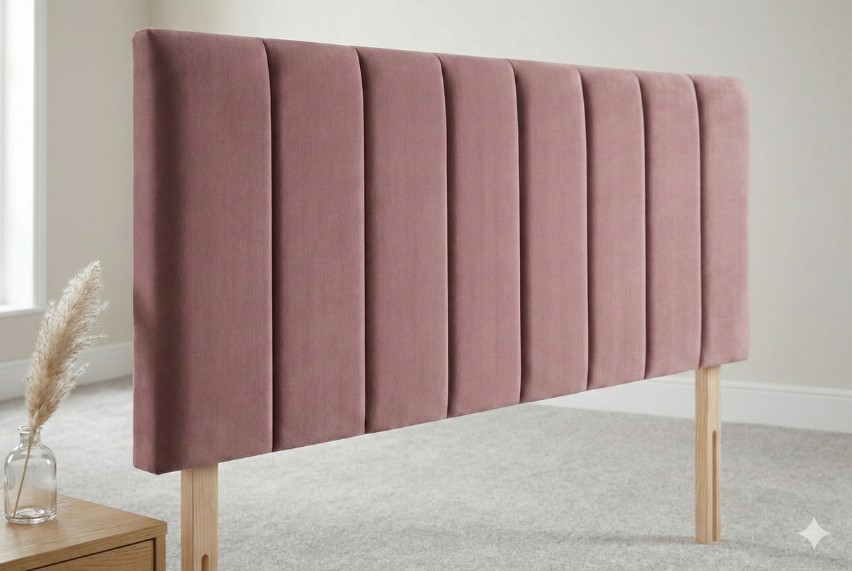 24" Upholstered Headboard – PLUSH Velvet Fabric