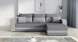 CORNER SOFA BED HAWO 242cm universal RIGHT/LEFT CORNER / FOAM + SPINGS