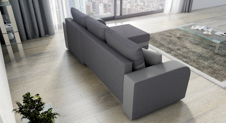 CORNER SOFA BED HAWO 242cm universal RIGHT/LEFT CORNER / FOAM + SPINGS