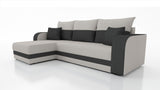 CORNER SOFA BED HAWO 242cm universal RIGHT/LEFT CORNER / FOAM + SPINGS