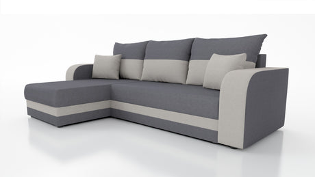 CORNER SOFA BED HAWO 242cm universal RIGHT/LEFT CORNER / FOAM + SPINGS