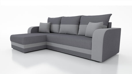 CORNER SOFA BED HAWO 242cm universal RIGHT/LEFT CORNER / FOAM + SPINGS