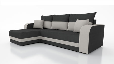 CORNER SOFA BED HAWO 242cm universal RIGHT/LEFT CORNER / FOAM + SPINGS