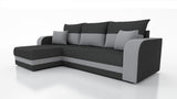 CORNER SOFA BED HAWO 242cm universal RIGHT/LEFT CORNER / FOAM + SPINGS