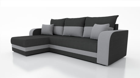 CORNER SOFA BED HAWO 242cm universal RIGHT/LEFT CORNER / FOAM + SPINGS
