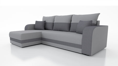 CORNER SOFA BED HAWO 242cm universal RIGHT/LEFT CORNER / FOAM + SPINGS