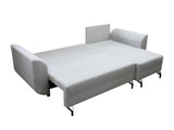 CORNER SOFA BED OSLO WITH OPTIONAL STOLLTHIS MODEL IS UNIVERSAL WHICH MEANS YOU CAN CHOOSE CORNER SIDE DURING ASSEMBLY3x PILLOWS INCLUDED2X STORAGE SPACE BONELL SPRINGS + FOAMAnna Furniture