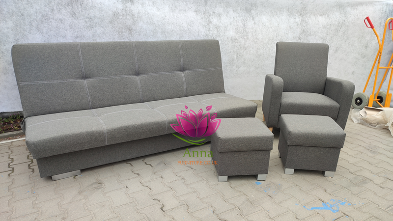 SOFA BED AXEL 195CM  / SPRINGS + FOAM