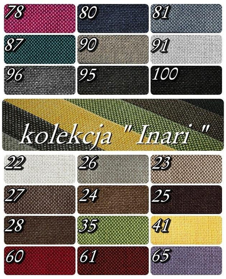 SOFA BED RIVIA 195CM CHOICE OF COLOR / BONELL SPRINGS + FOAM