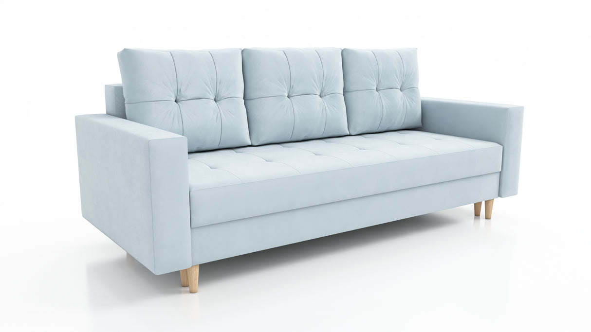 CANDY SOFA BEDS SET 3+2+1 / BONELL SPRINGS + FOAM / CHOICE OF MANY COLORSSpecification made of foam and bonel spring construction made of board / pine wood / hdf wood leg container for bedding sleeping function automatic DL optional (Whatsapp us to order)