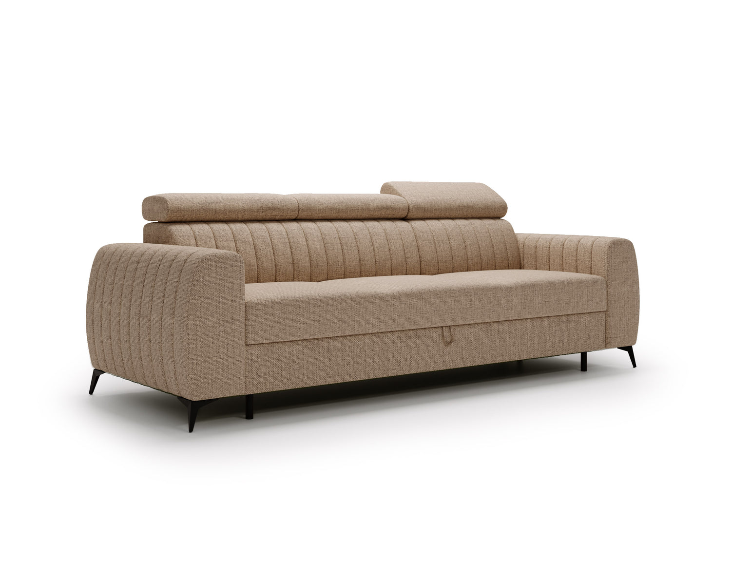 NOWOŚĆ!! SOFA Z FUNKCJĄ SPANIA AURA 258 CM, PIANKA + SPRĘŻYNY FALISTE, DOSTĘPNA W RÓŻNYCH KOLORACH