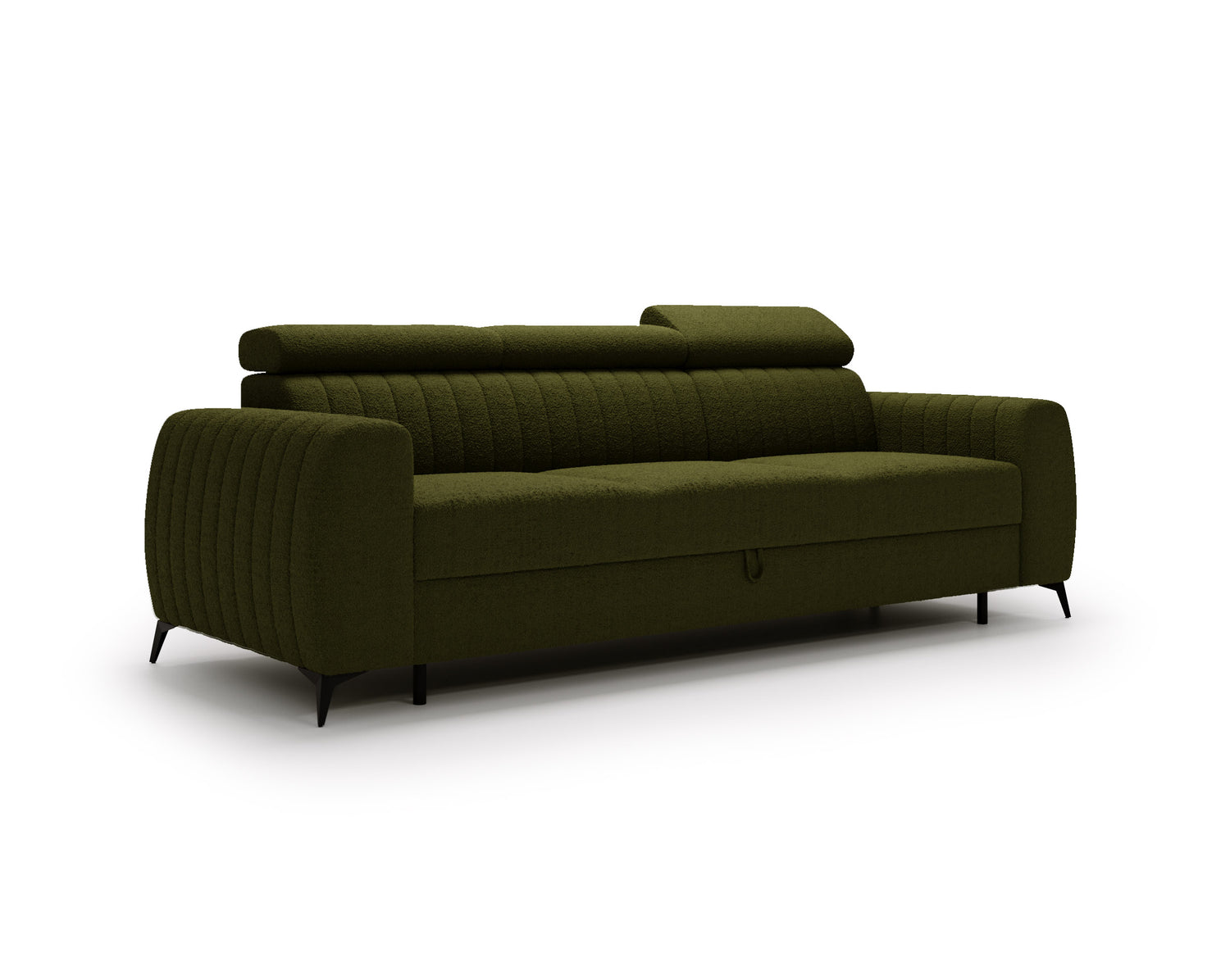 NOWOŚĆ!! SOFA Z FUNKCJĄ SPANIA AURA 258 CM, PIANKA + SPRĘŻYNY FALISTE, DOSTĘPNA W RÓŻNYCH KOLORACH