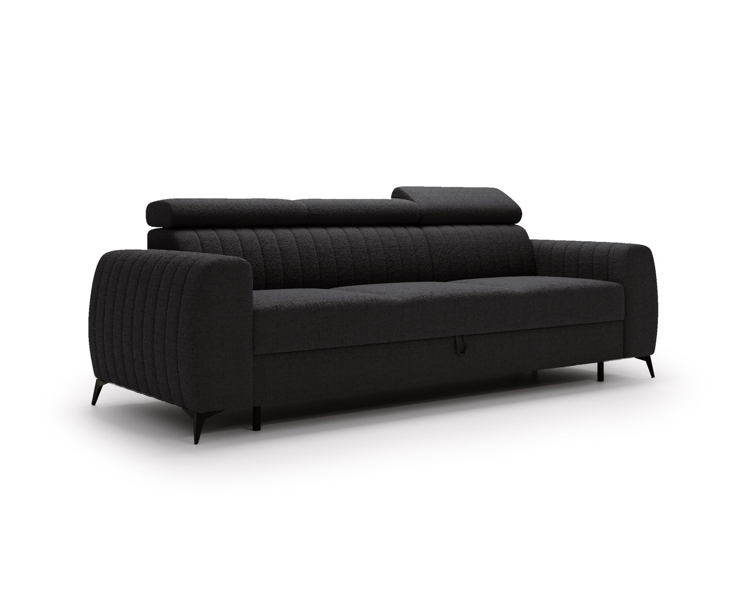 NOWOŚĆ!! SOFA Z FUNKCJĄ SPANIA AURA 258 CM, PIANKA + SPRĘŻYNY FALISTE, DOSTĘPNA W RÓŻNYCH KOLORACH