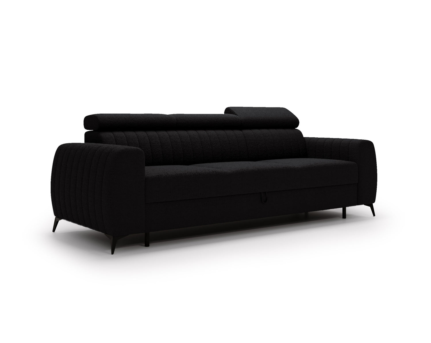 NOWOŚĆ!! SOFA Z FUNKCJĄ SPANIA AURA 258 CM, PIANKA + SPRĘŻYNY FALISTE, DOSTĘPNA W RÓŻNYCH KOLORACH
