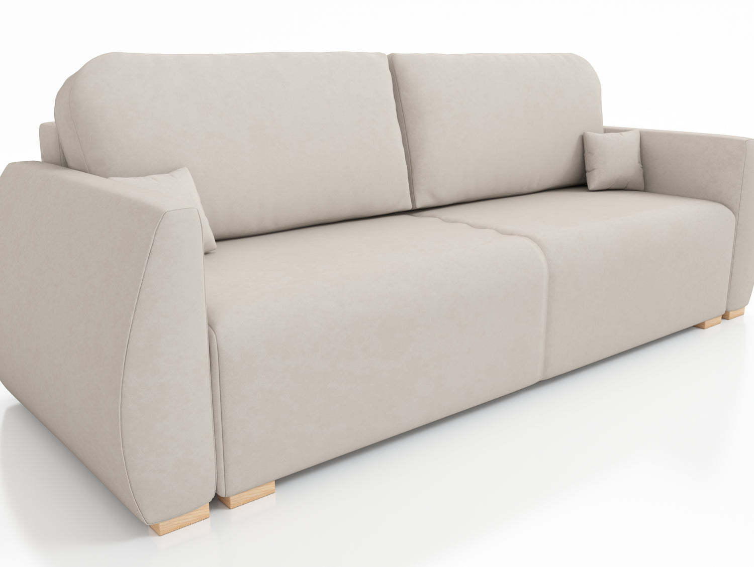 NOVINKA! ROZKLÁDACÍ POHOVKA DALIA 221CM BONELL Pružiny + PĚNA / VÝBĚR BARVY