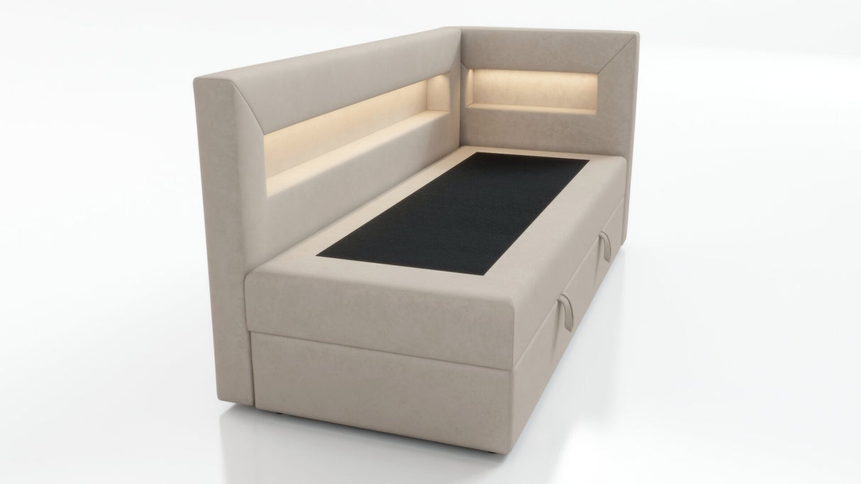 SINGLE BED ADA 100X200CM WITH LED LIGHT