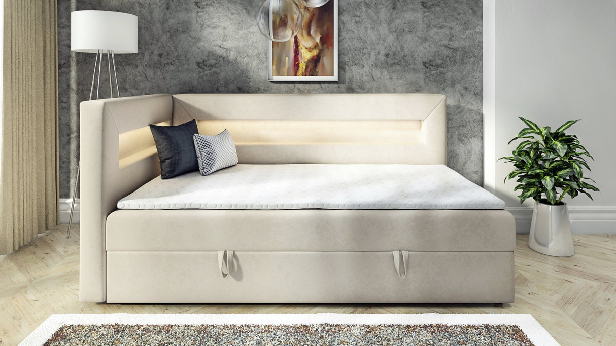 SINGLE BED ADA 100X200CM WITH LED LIGHT