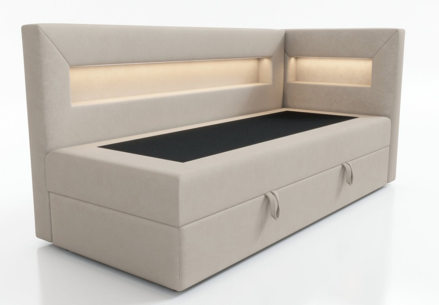 SINGLE BED ADA 80X200CM WITH LED LIGHT