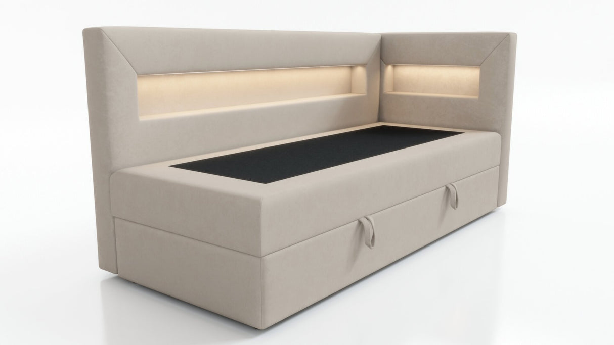 SINGLE BED ADA 100X200CM WITH LED LIGHT