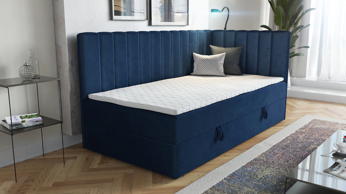 SINGLE BED LARA 100X200CM WITH LIGHT AND USB