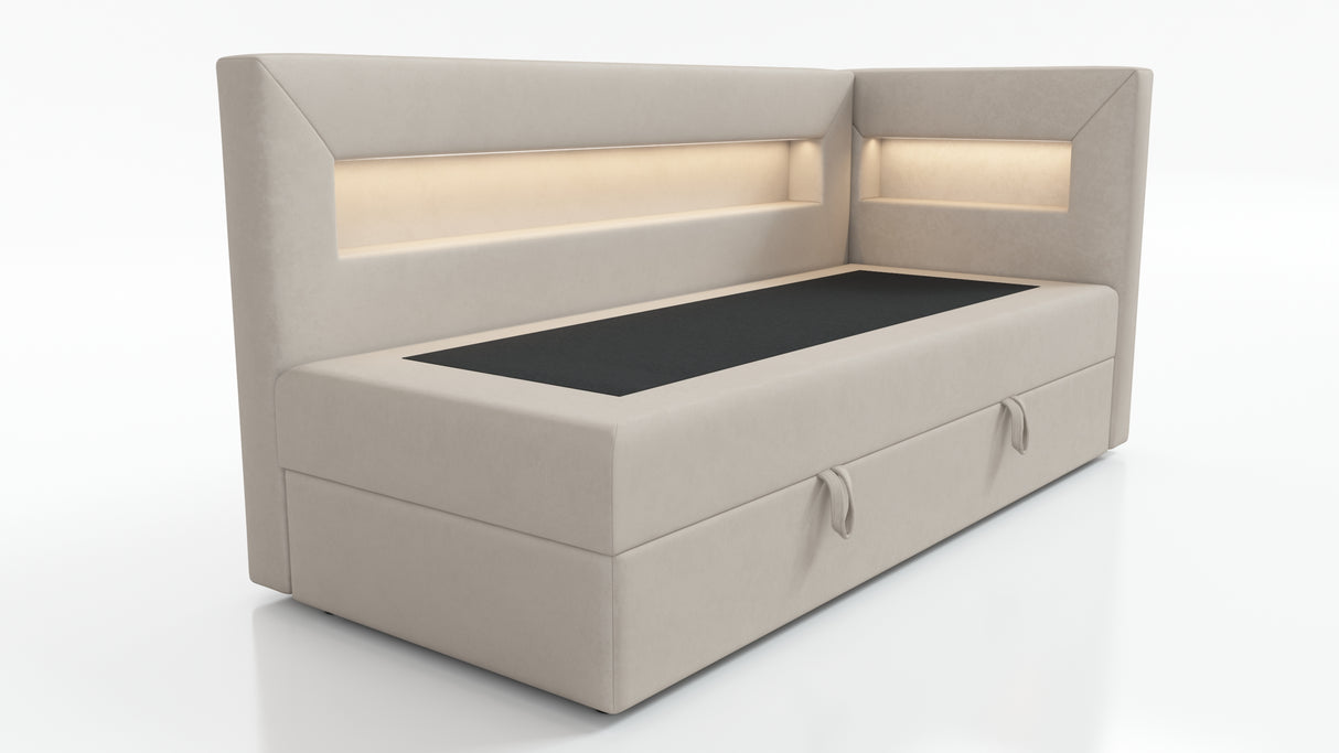 SINGLE BED ADA 100X200CM WITH LED LIGHT