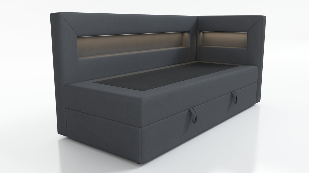SINGLE BED ADA 100X200CM WITH LED LIGHT