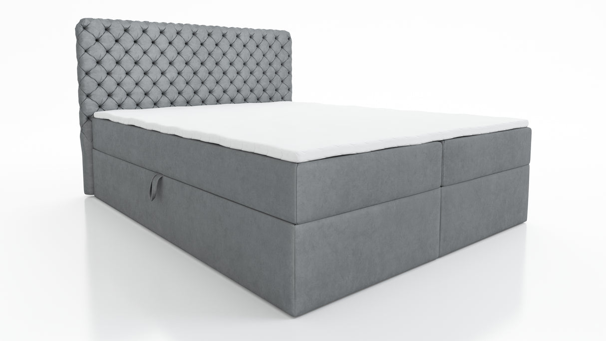 CONTINENTAL BED CHESTERFIELD 2X LIFT UP STORAGE BOX 140 / 160 / 180CM