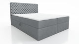 CONTINENTAL BED CHESTERFIELD 2X LIFT UP STORAGE BOX 140 / 160 / 180CM