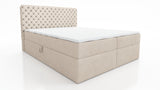 CONTINENTAL BED CHESTERFIELD 2X LIFT UP STORAGE BOX 140 / 160 / 180CM