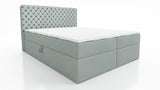 CONTINENTAL BED CHESTERFIELD 2X LIFT UP STORAGE BOX 140 / 160 / 180CM