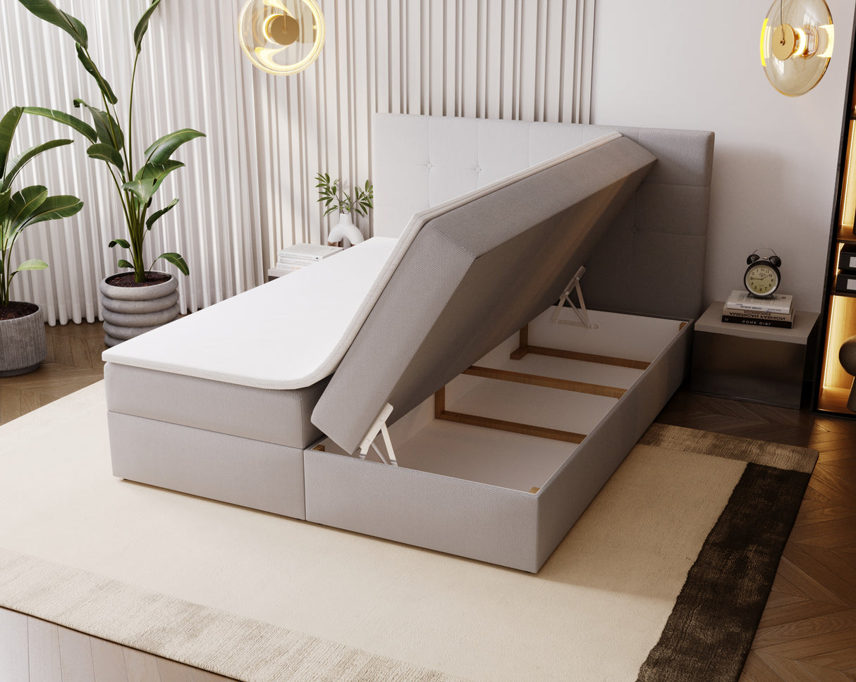 CONTINENTAL BED INES 2X LIFT UP STORAGE BOX 140 / 160 / 180CM