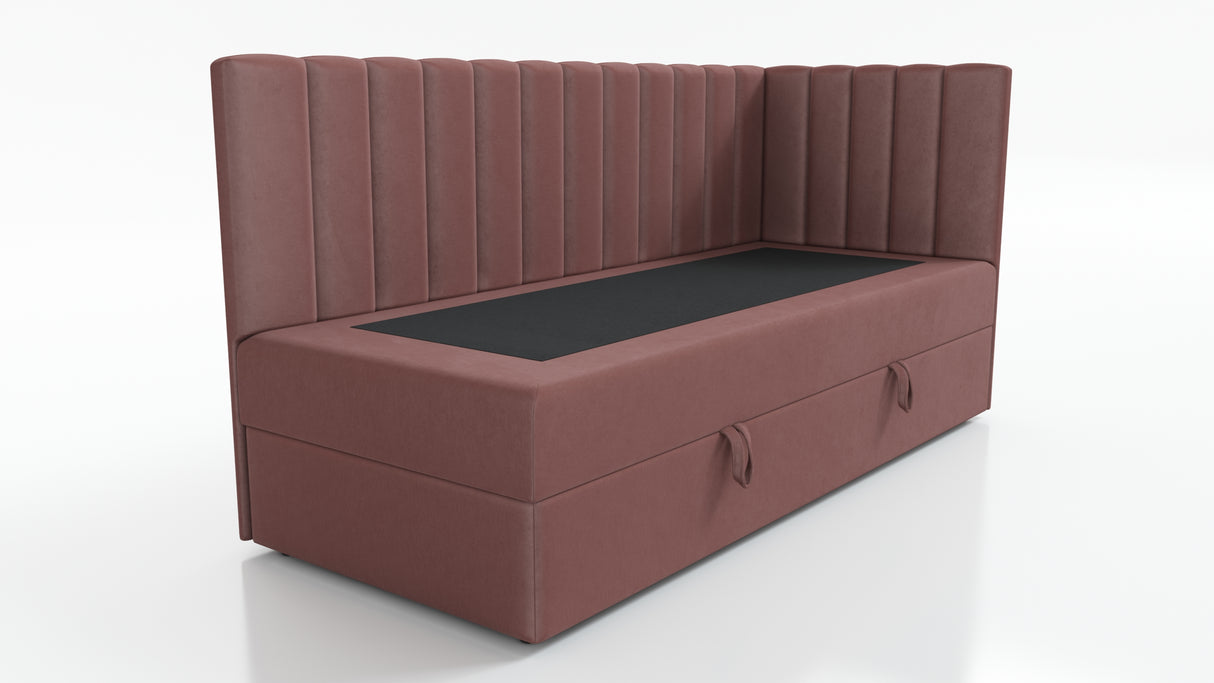 SINGLE BED LARA 90X200CM WITH LIGHT AND USB