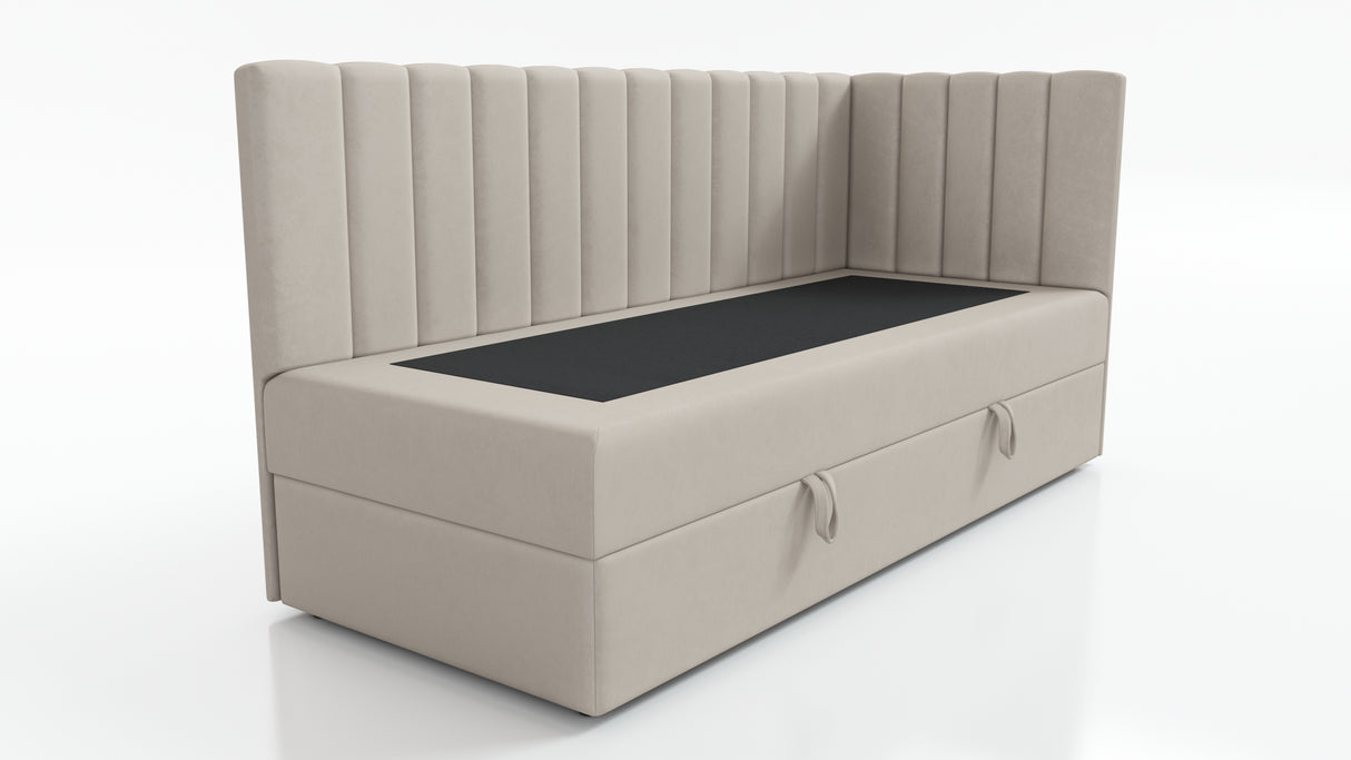 SINGLE BED LARA 90X200CM WITH LIGHT AND USB