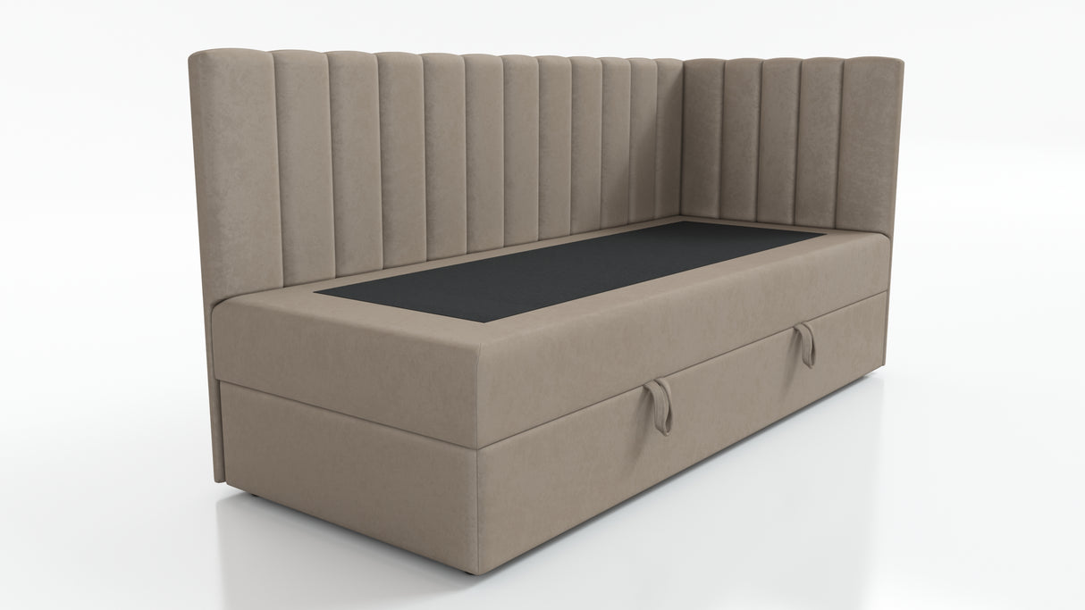 SINGLE BED LARA 90X200CM WITH LIGHT AND USB