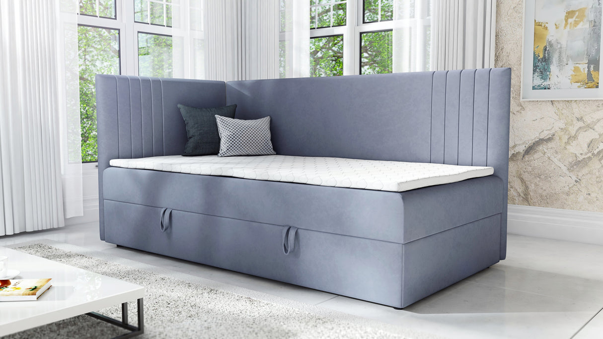 SINGLE BED MOLI 90X200CM WITH LIGHT AND USB