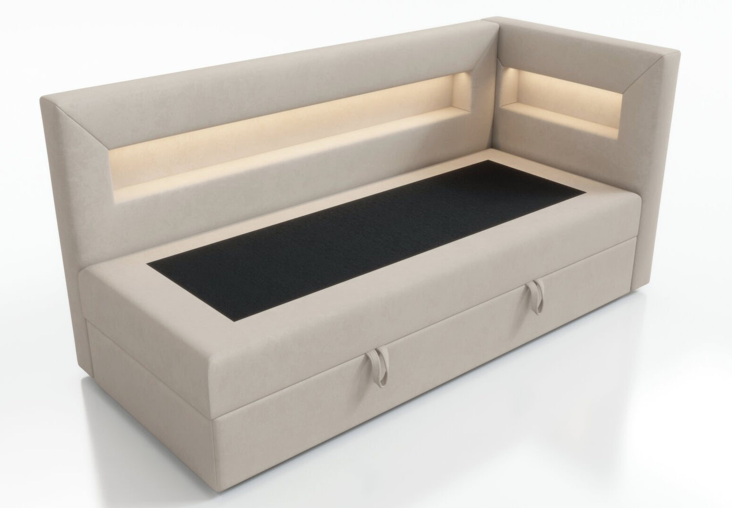 SINGLE BED ADA 80X200CM WITH LED LIGHT