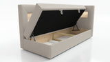 SINGLE BED ADA 100X200CM WITH LED LIGHT