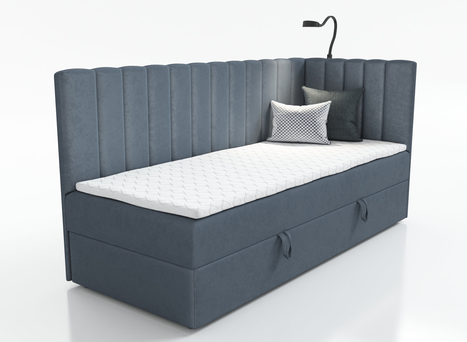 SINGLE BED LARA 80X200CM WITH LIGHT AND USB