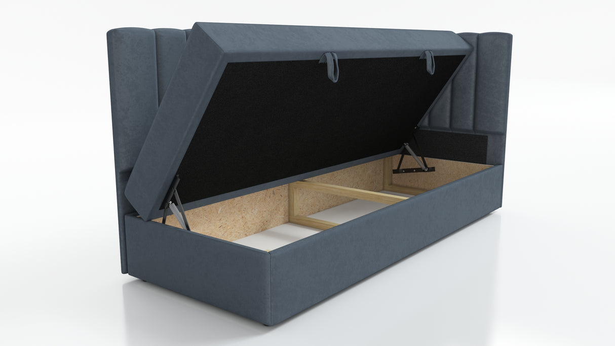 SINGLE BED LARA 90X200CM WITH LIGHT AND USB
